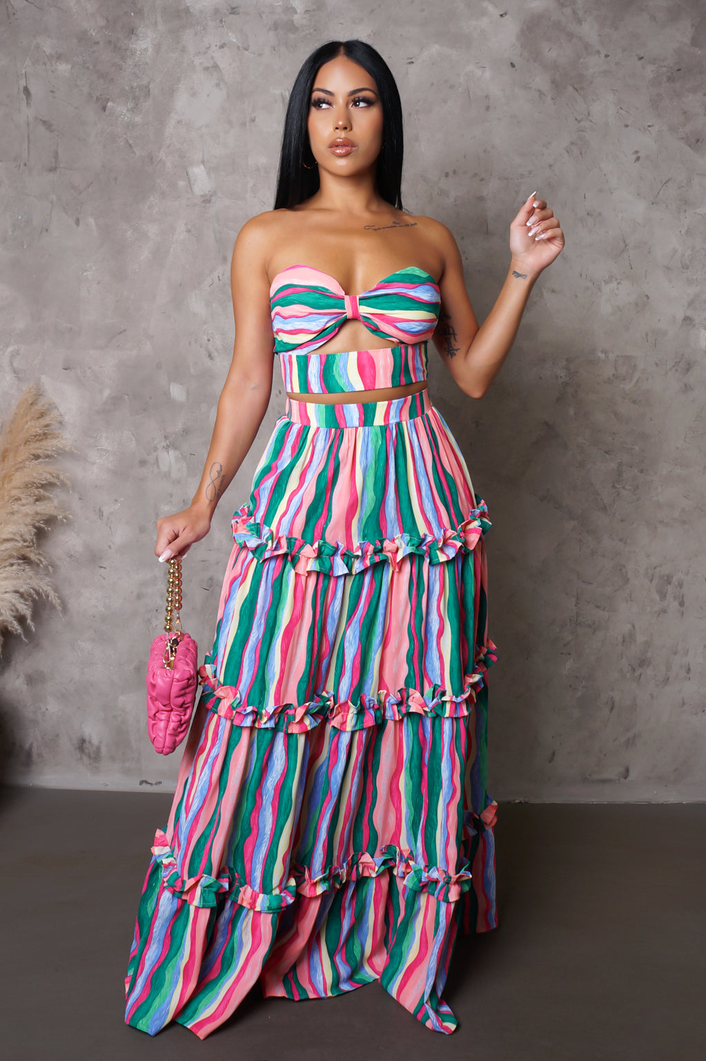 Dubai Nights Skirt Set