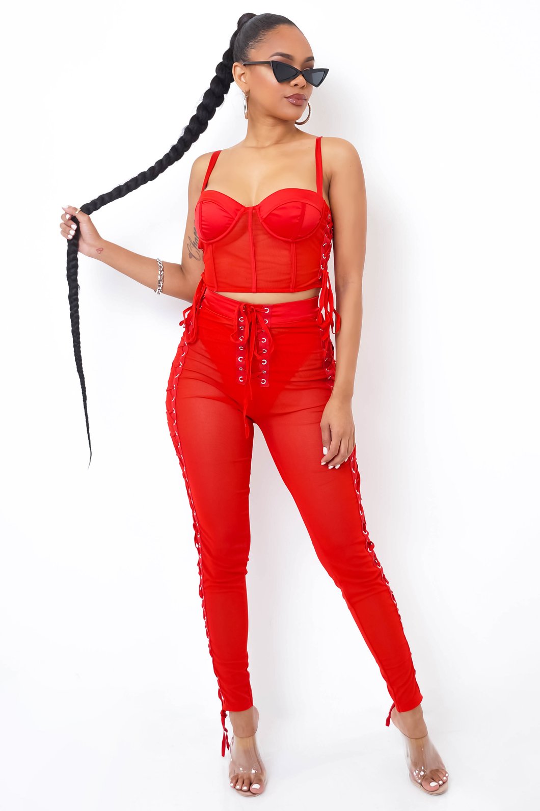 Tie Me Down Leggings Set