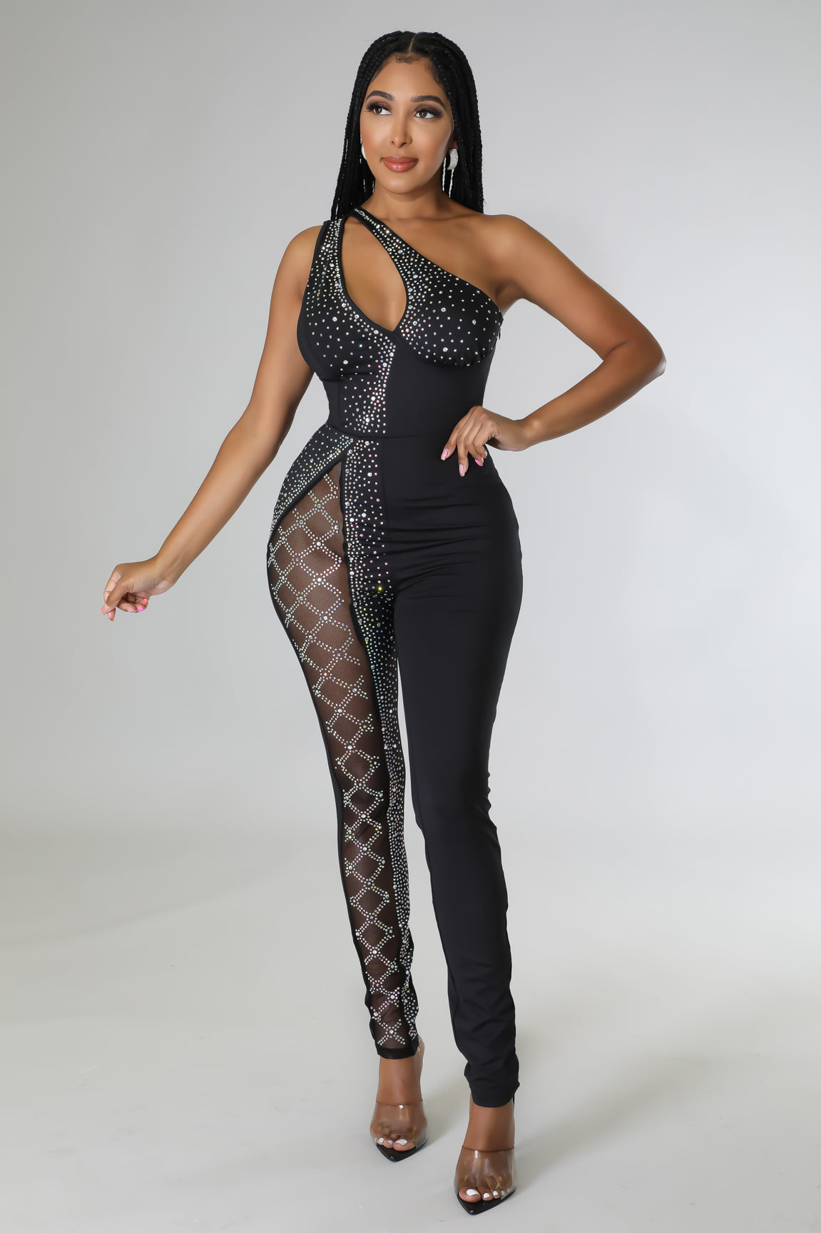 Blue China Jumpsuit