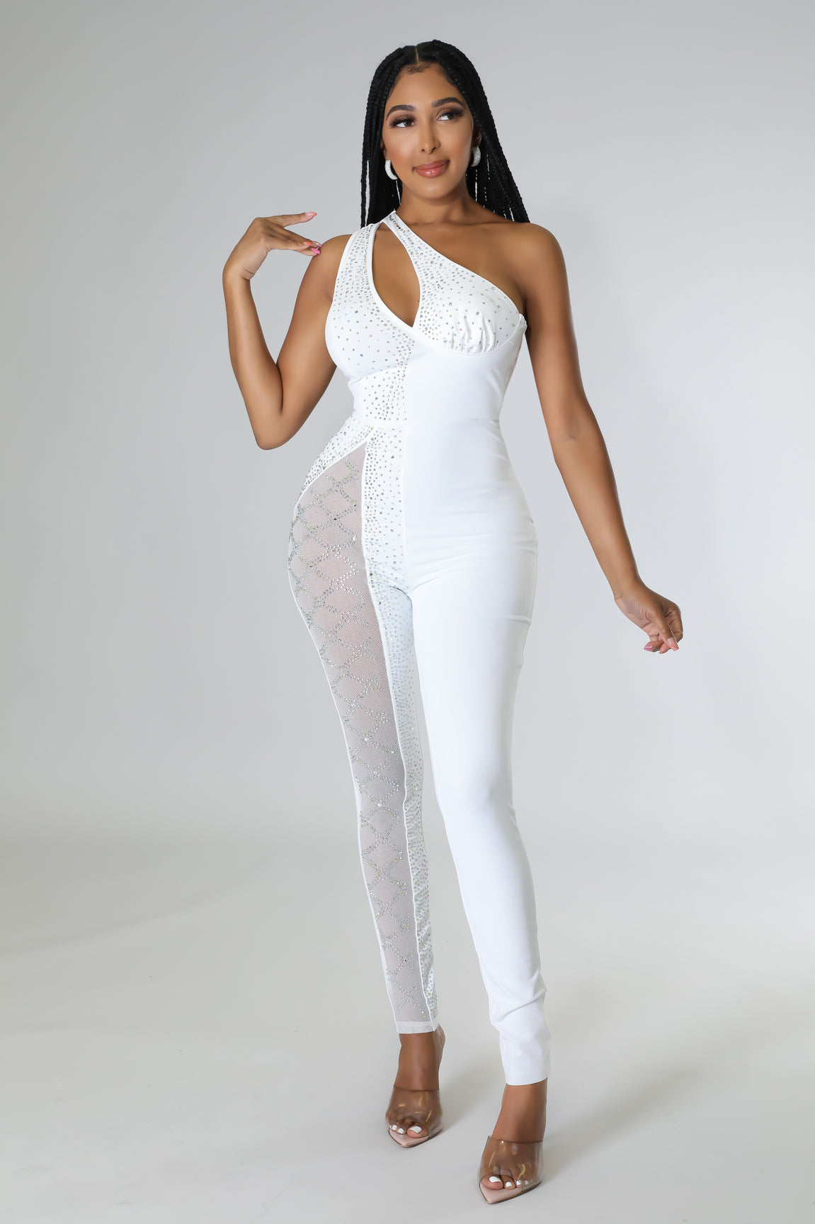 Blue China Jumpsuit
