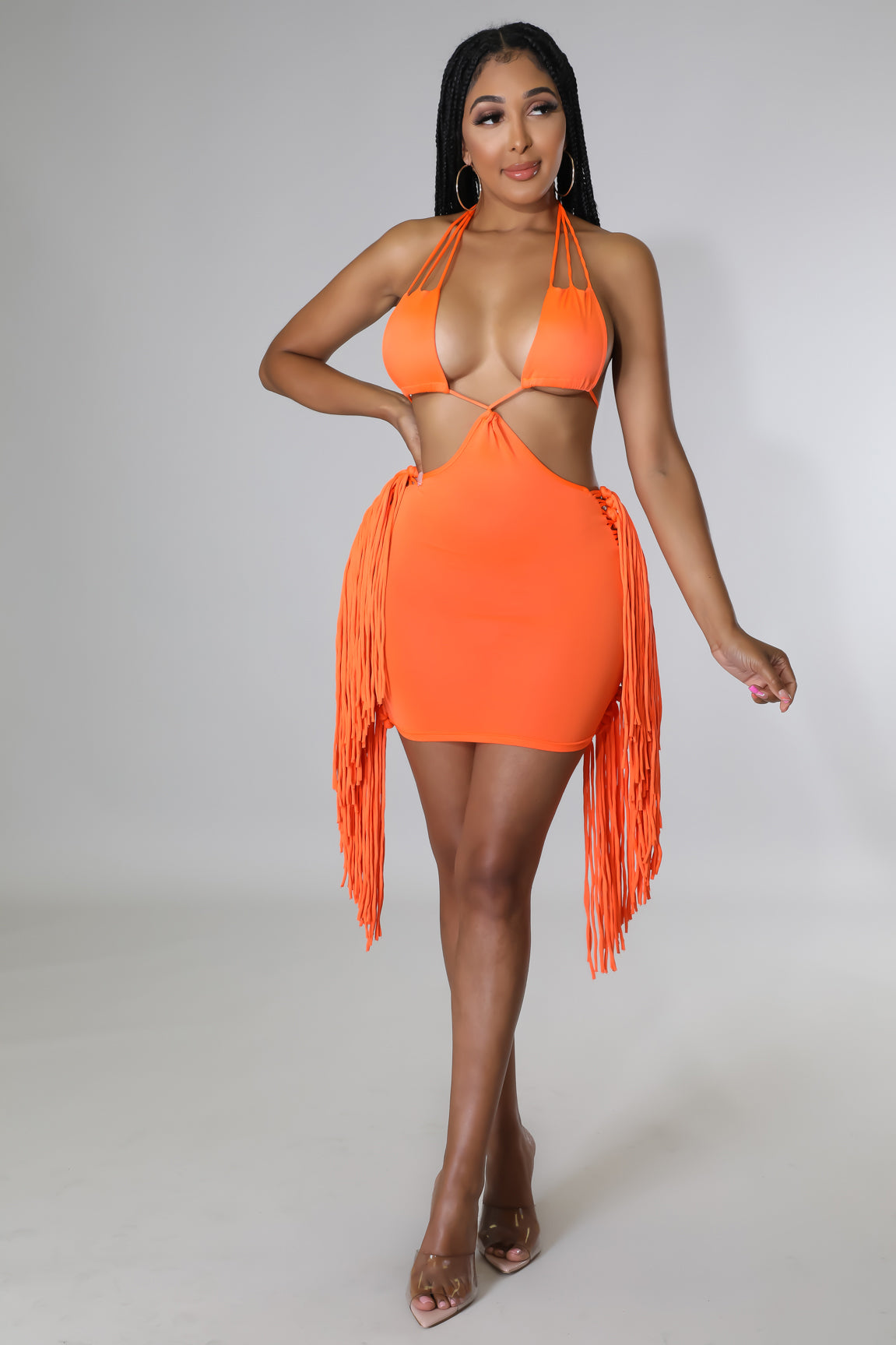 No Flaws Fringe Dress
