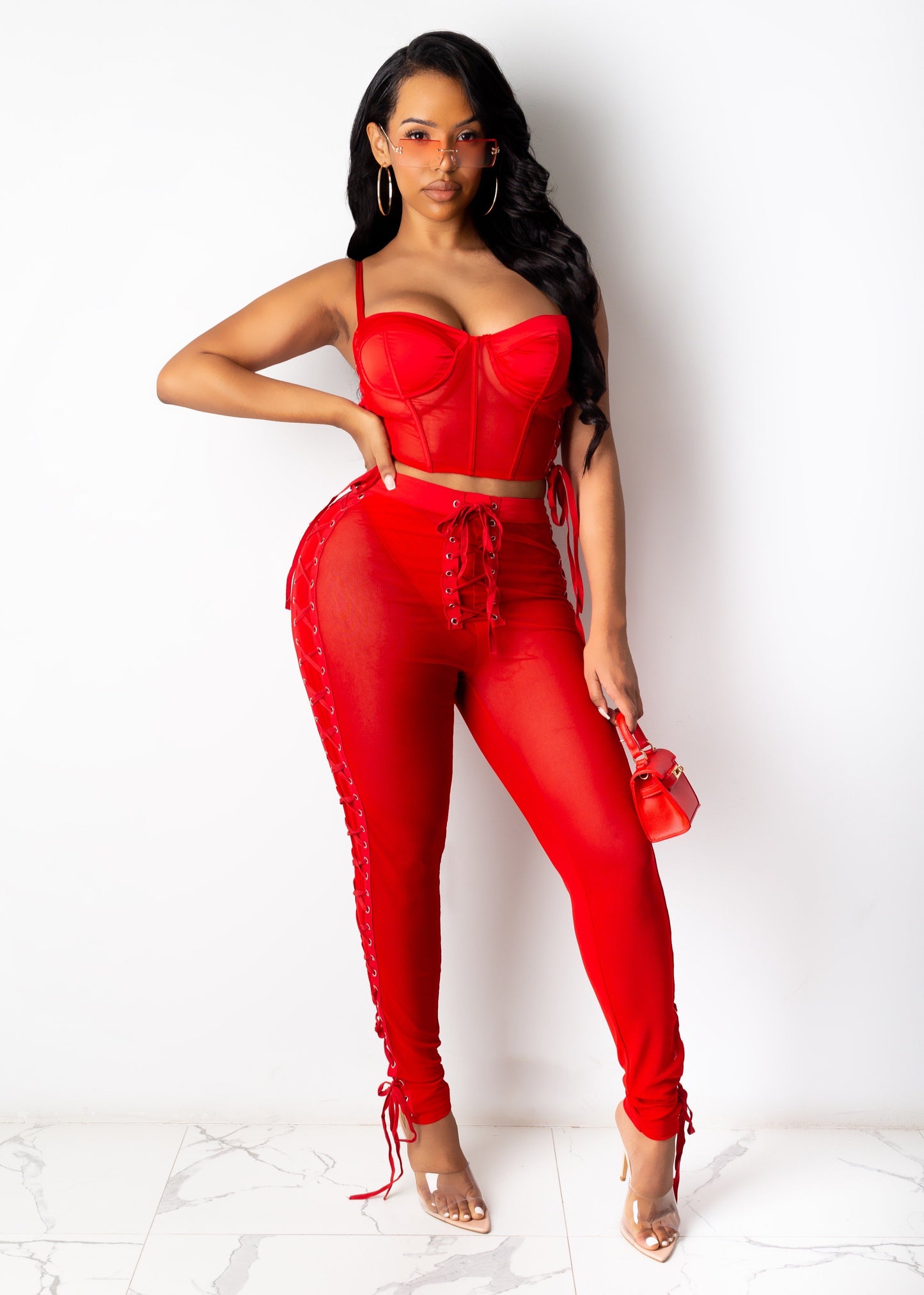 Tie Me Down Leggings Set
