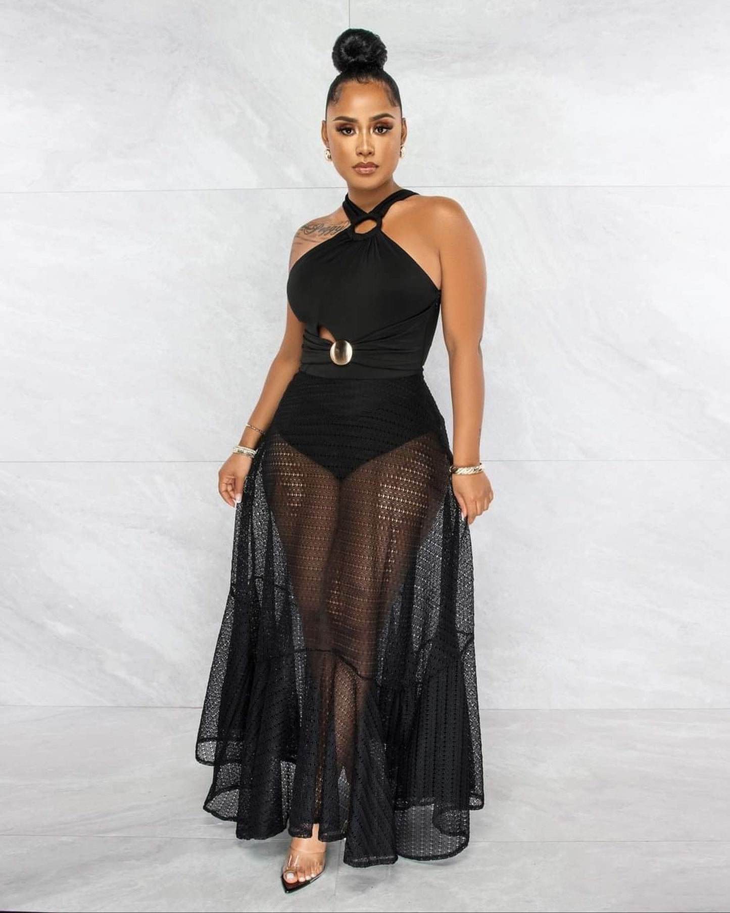 All Black Dress