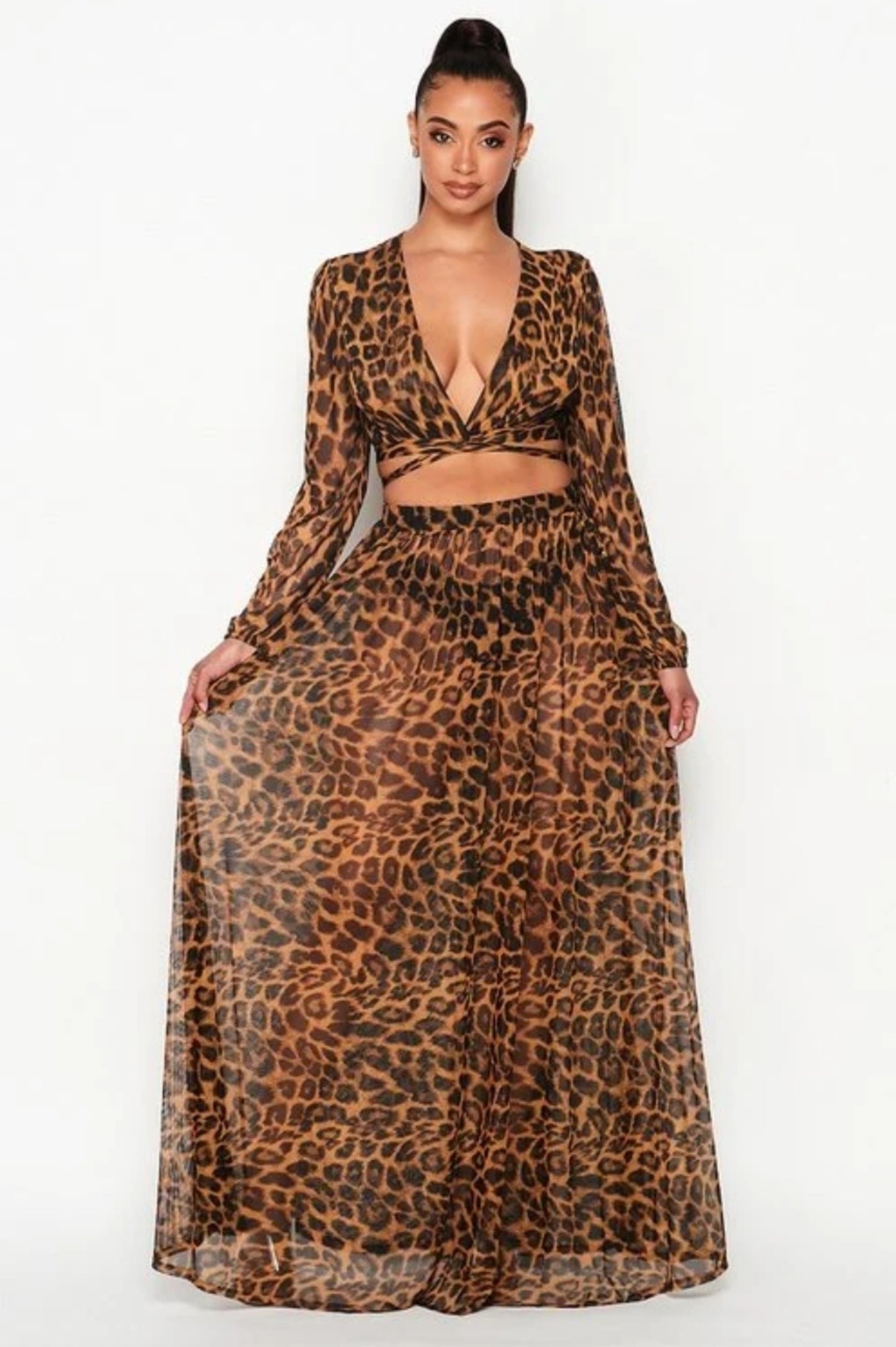 Romance Mesh Skirt Set