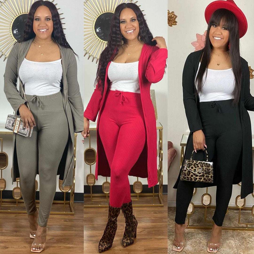 Sophie Cardigan Leggings Set