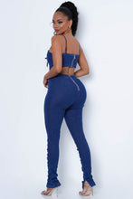 Load image into Gallery viewer, Fiona Denim Pants Set
