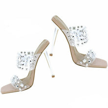 Load image into Gallery viewer, Spike Clear Heels
