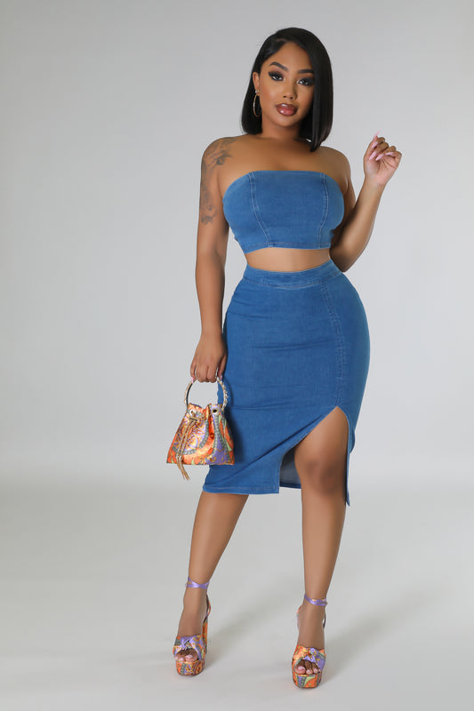 Quit Playing Skirt Set