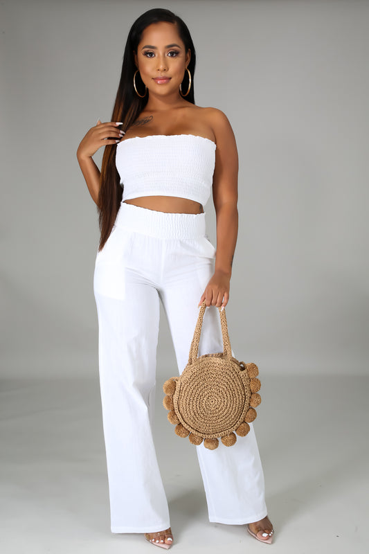 Strolling Along The Beach Pants Set