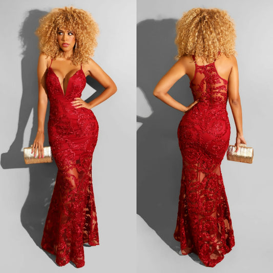 Ribbon Swirl Mermaid Dress