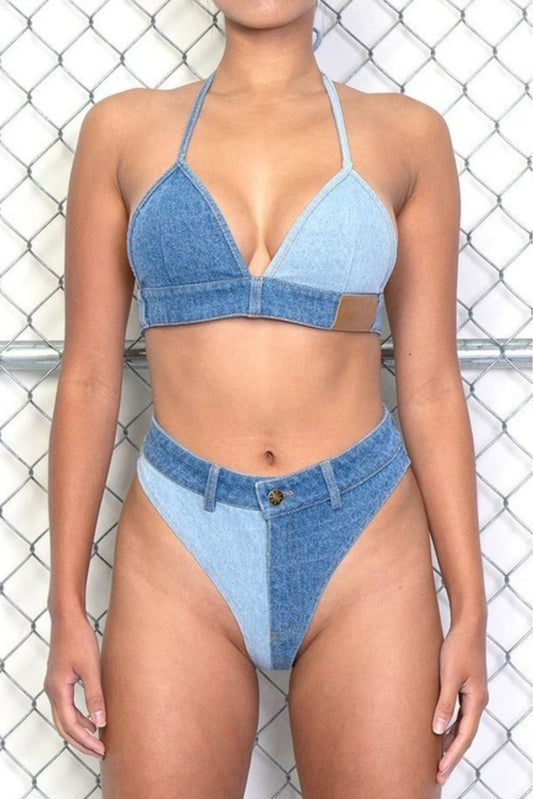 Color Block Swimsuit