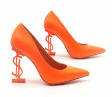 Load image into Gallery viewer, Priceless Orange Heels
