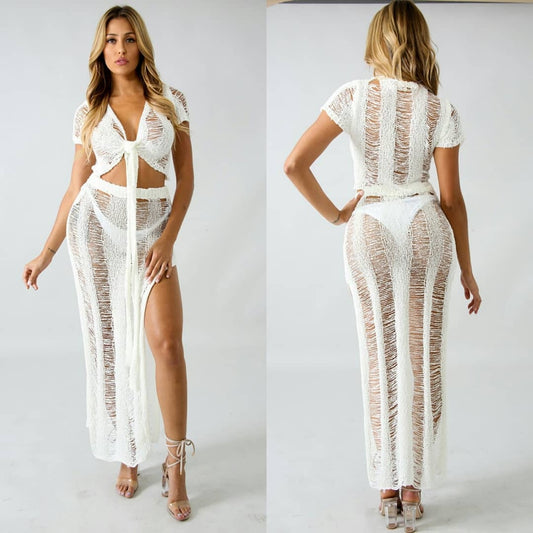 Shred Skirt Set