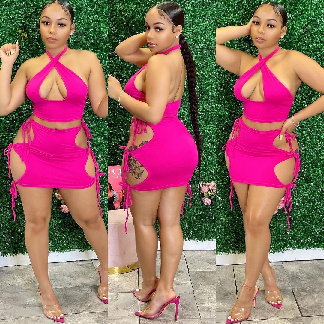 Hide No Secret Skirt Set