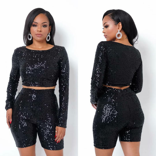 Just Sparkle Shorts Set