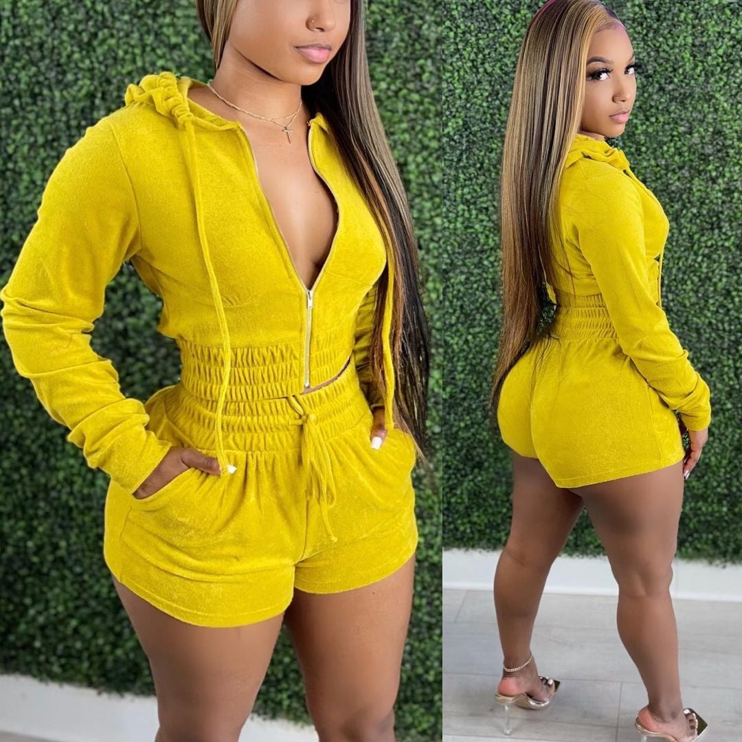 Getting Cozy Short Set