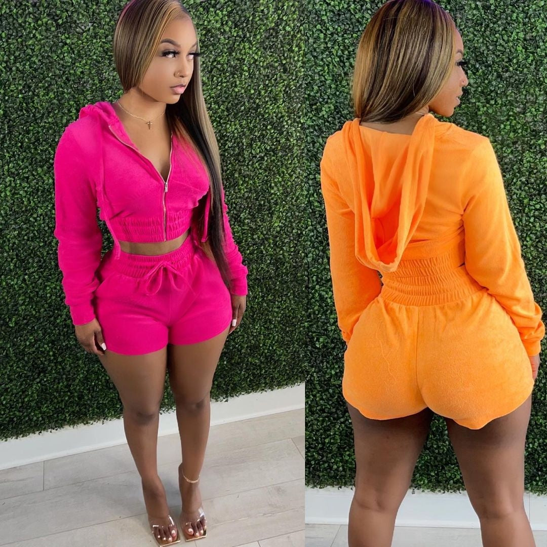 Getting Cozy Short Set