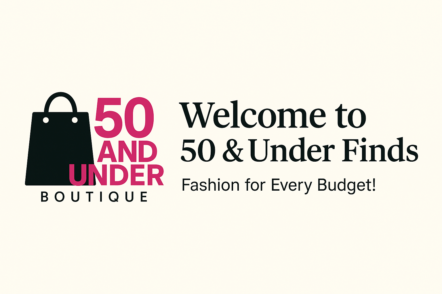 50 and Under Boutique Logo